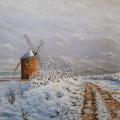  Plouézec, moulin de Craca sous la neige